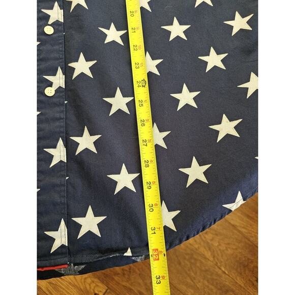 Chaps Ralph Lauren American Flag Button Down Shirt Men’s L Preppy Patriotic - Picture 2 of 8